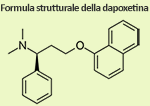 Formula strutturale della dapoxetina